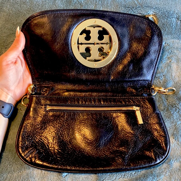 Tory Burch Leather Reva Clutch - Picture 3 of 4